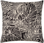 Outdoor Pillows VJ244 Black 18" x 18" Throw Pillows