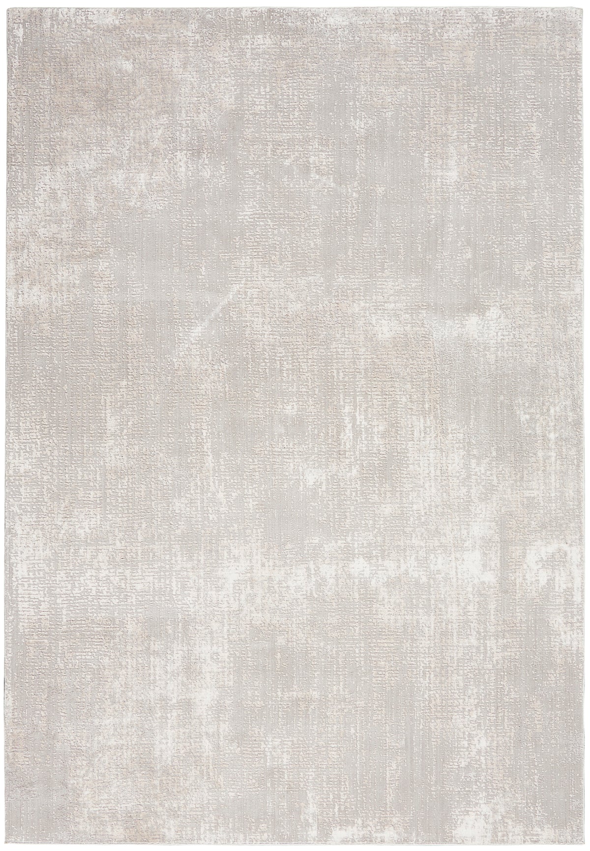 Silky Textures SLY01 Ivory Grey Rug - Rectangle