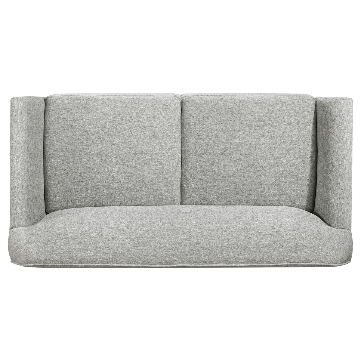Vaughn Fabric Upholstered Flared Arm Loveseat Grey
