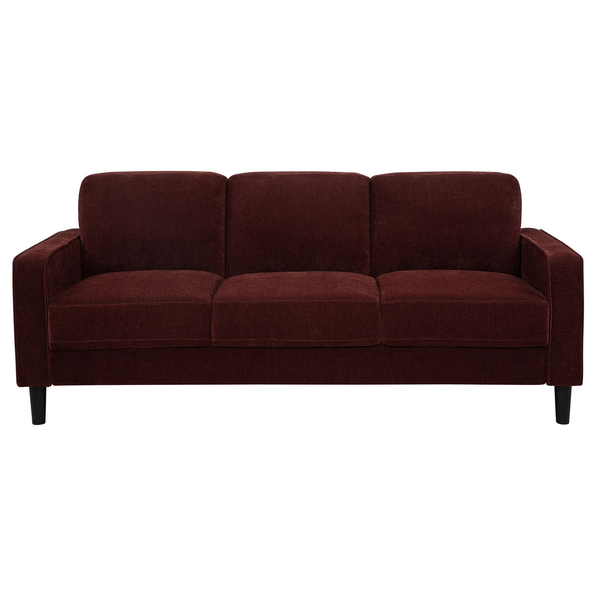 Ruth 3-piece Fabric Upholstered Track Arm Sofa - Rust