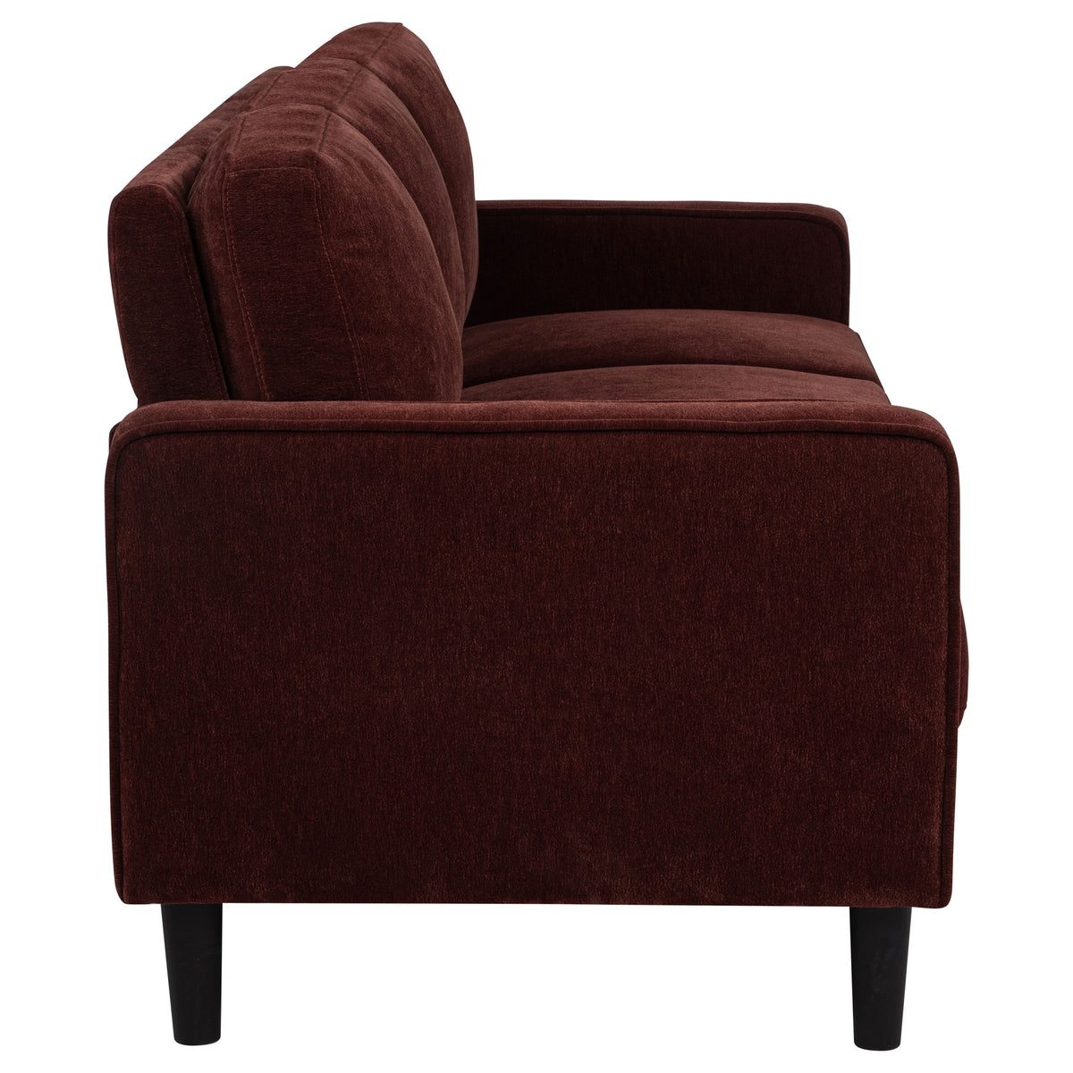 Ruth 3-piece Fabric Upholstered Track Arm Sofa - Rust