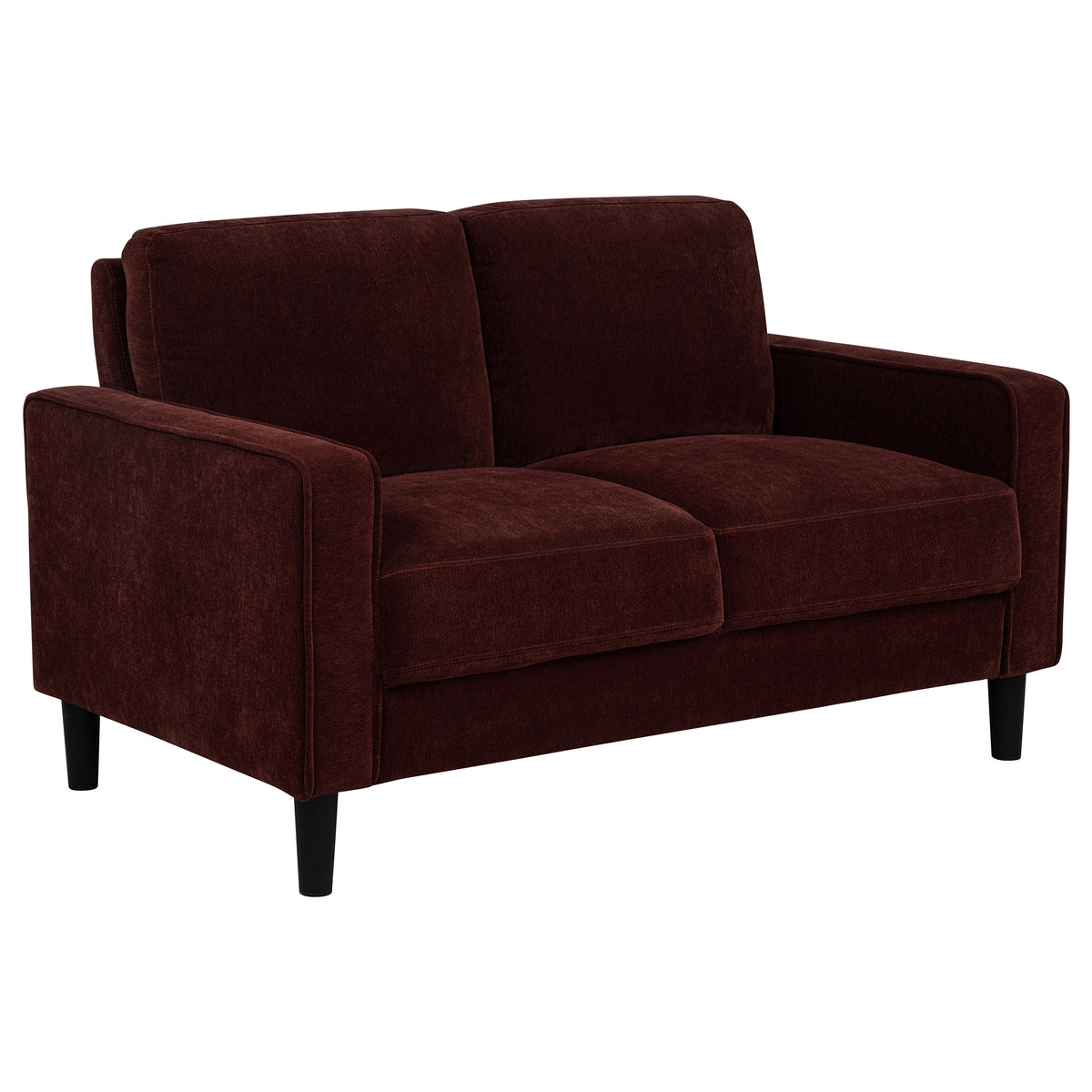 Ruth 3-piece Fabric Upholstered Track Arm Sofa - Rust