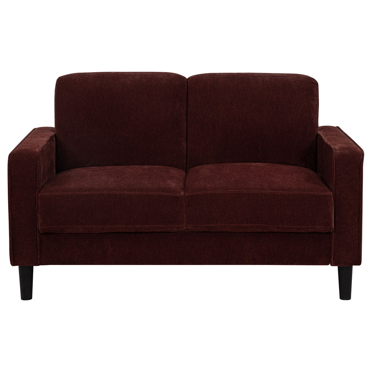 Ruth 3-piece Fabric Upholstered Track Arm Sofa - Rust