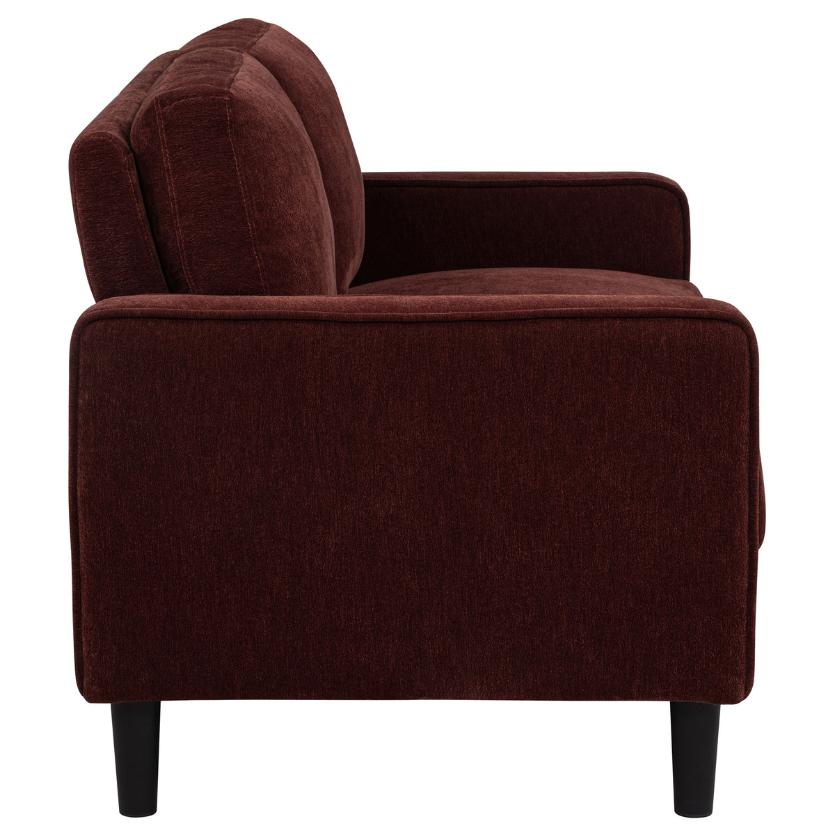 Ruth 3-piece Fabric Upholstered Track Arm Sofa - Rust