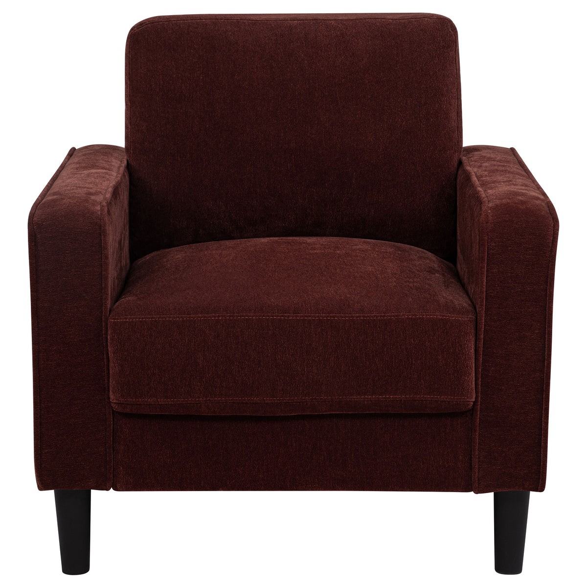 Ruth 3-piece Fabric Upholstered Track Arm Sofa - Rust