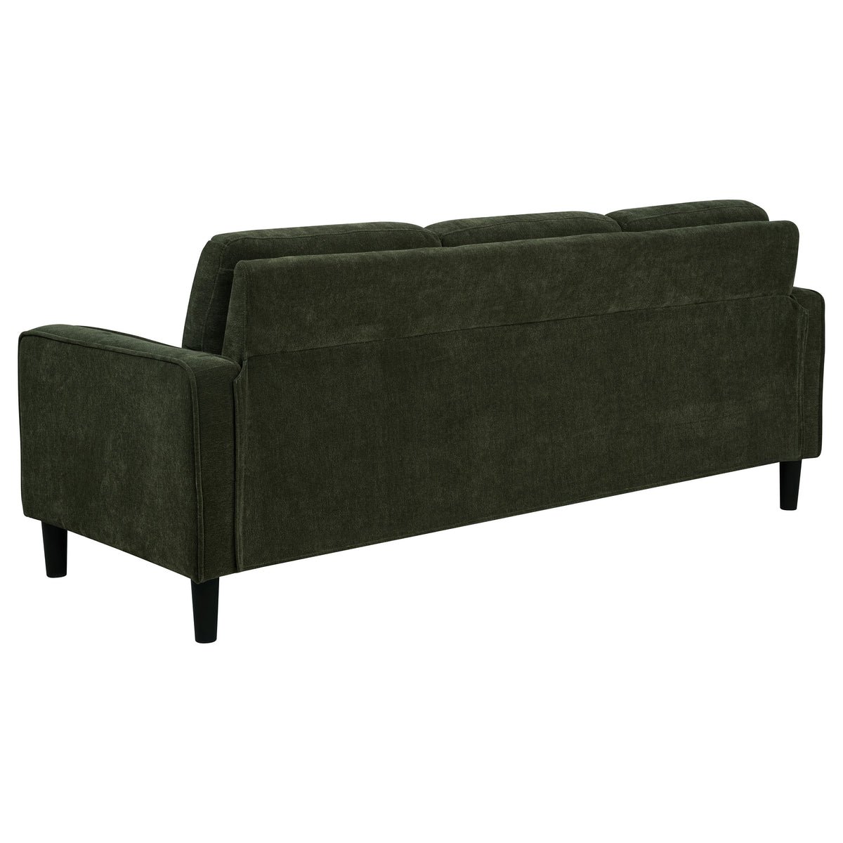 Ruth 3-piece Fabric Upholstered Track Arm Sofa - Matcha