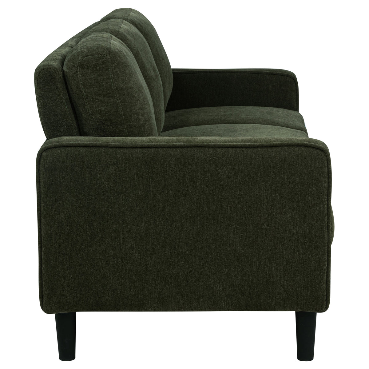 Ruth 3-piece Fabric Upholstered Track Arm Sofa - Matcha