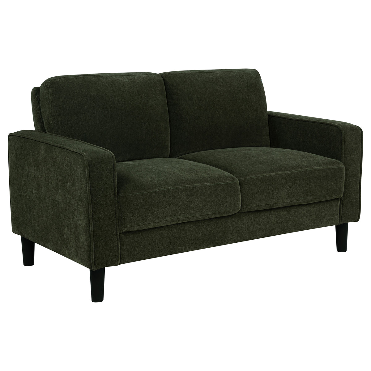 Ruth 3-piece Fabric Upholstered Track Arm Sofa - Matcha