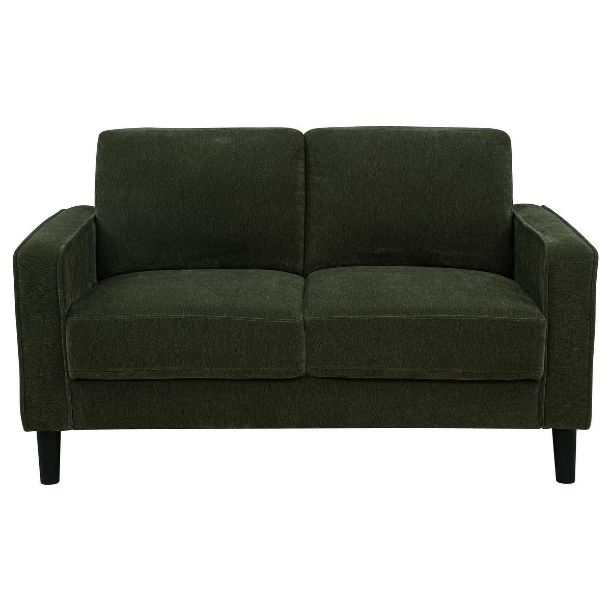 Ruth 3-piece Fabric Upholstered Track Arm Sofa - Matcha