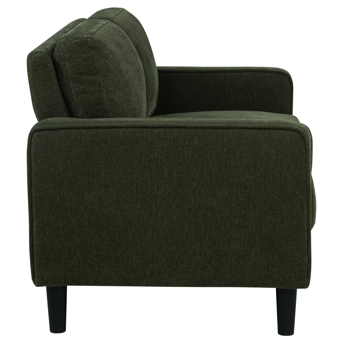 Ruth 3-piece Fabric Upholstered Track Arm Sofa - Matcha