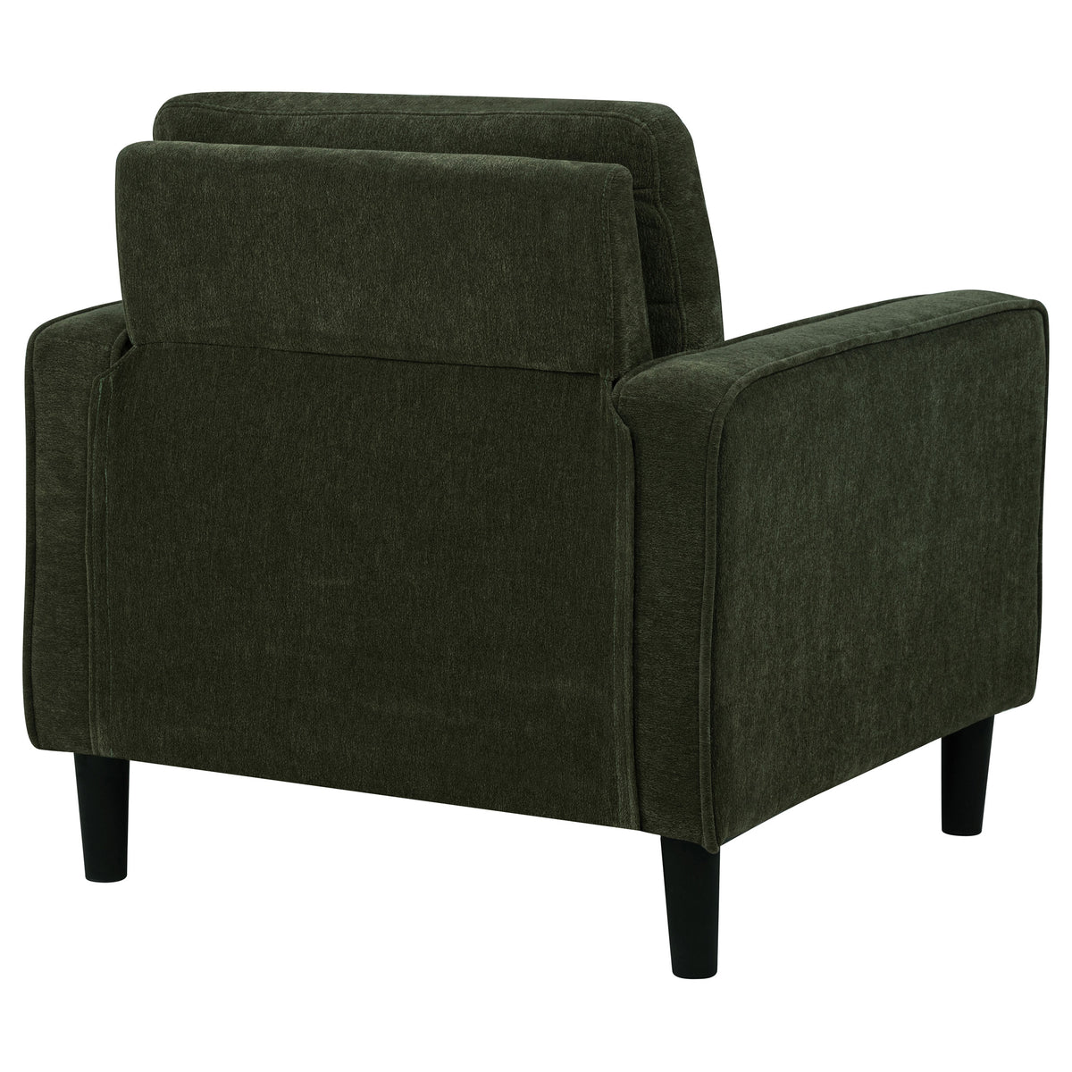Ruth Fabric Upholstered Track Arm Accent Chair - Matcha