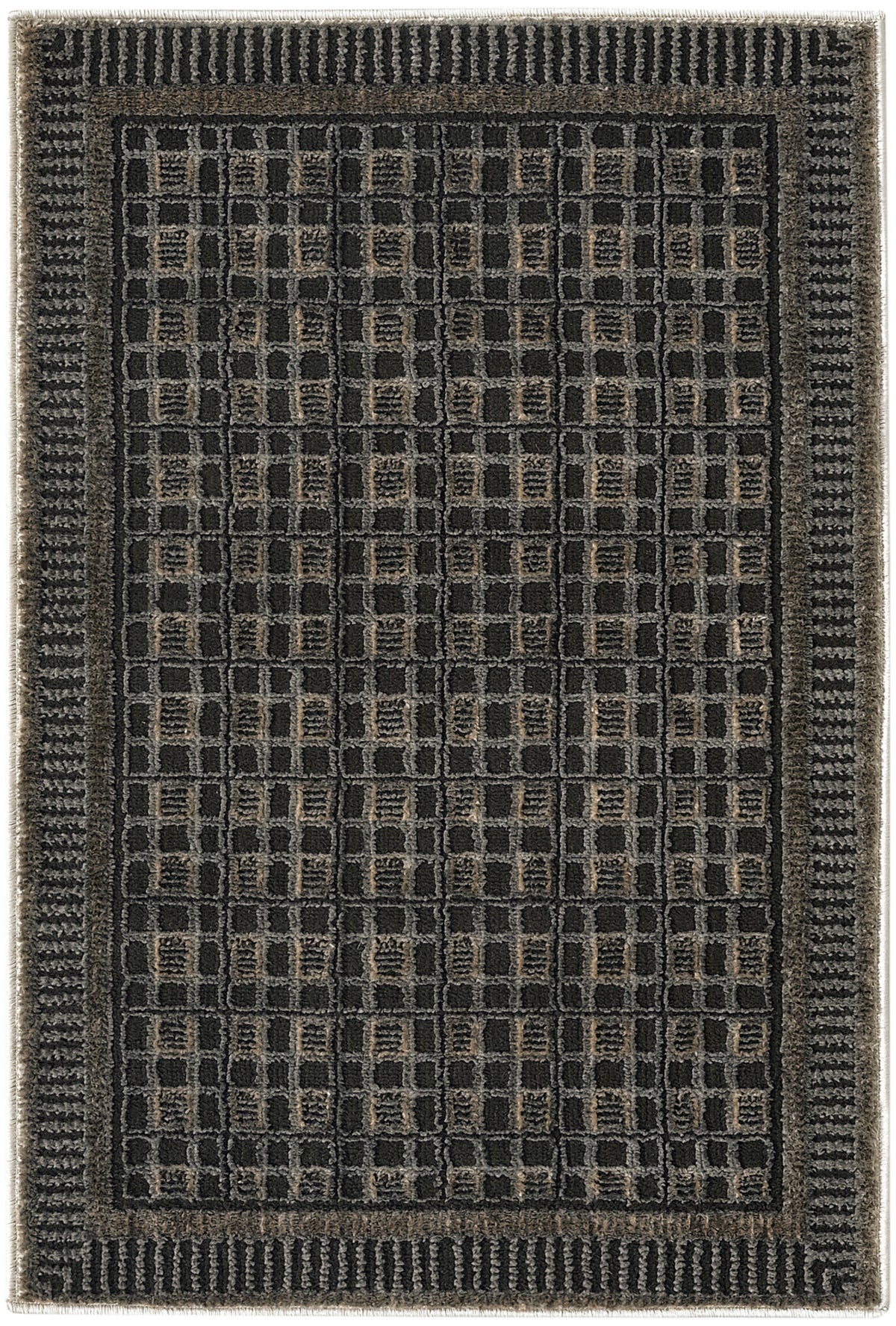 Nordic NRC03 Black Taupe Rug - Rectangle