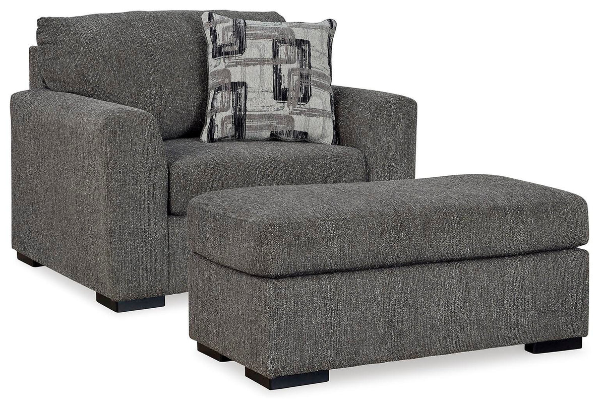 Gardiner Oversized Chair and Ottoman