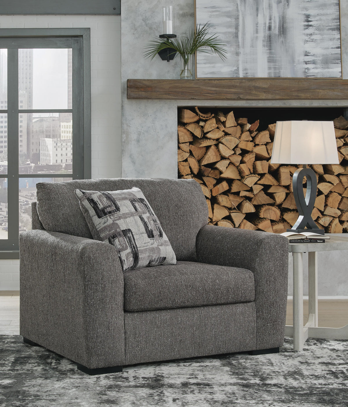 Gardiner Oversized Chair and Ottoman