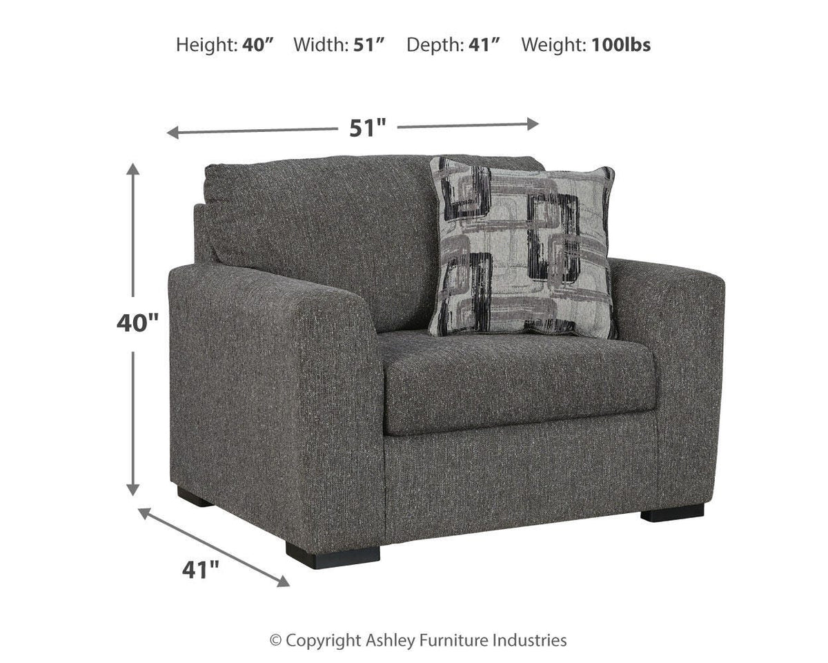 Gardiner Oversized Chair and Ottoman