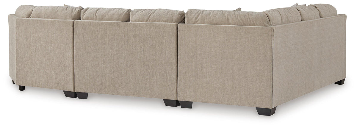 Brogan Bay 3-Piece Sectional with Cuddler Chenille