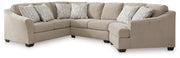 Brogan Bay 3-Piece Sectional with Cuddler Chenille