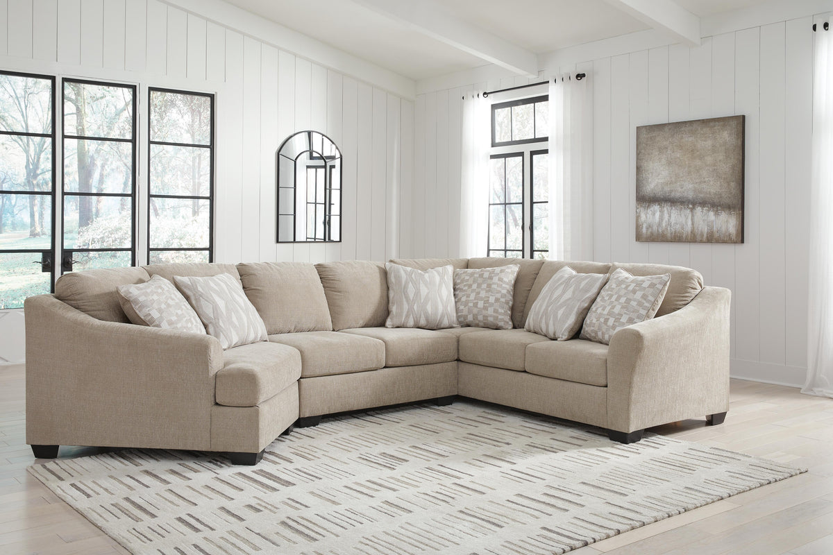 Brogan Bay 3-Piece Sectional with Cuddler Chenille