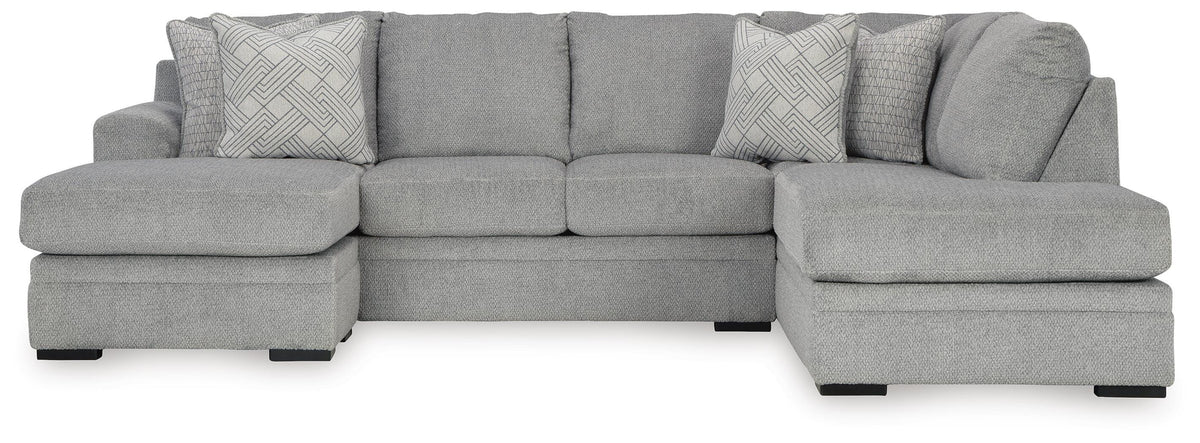 Casselbury 2-Piece Sectional with Chaise Velvet