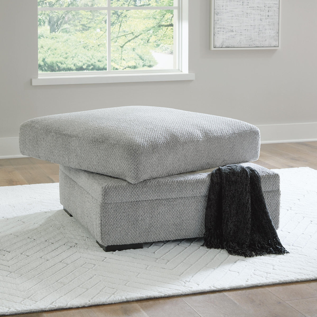 Casselbury Ottoman With Storage Velvet
