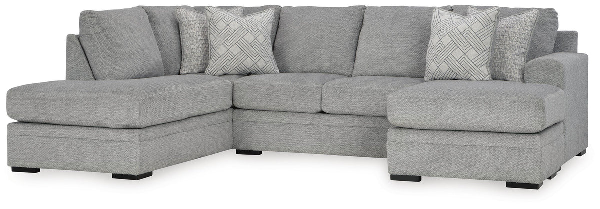 Casselbury 2-Piece Sectional with Chaise Velvet
