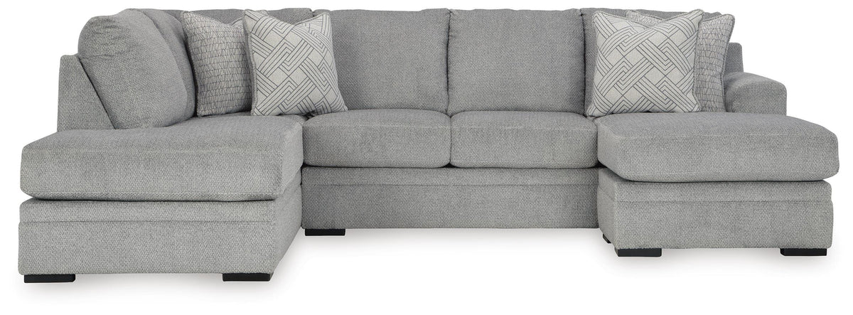 Casselbury 2-Piece Sectional with Chaise Velvet