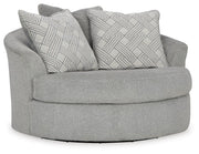 Casselbury Oversized Swivel Accent Chair Velvet
