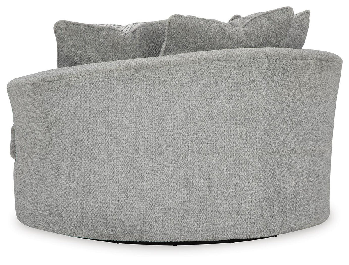 Casselbury Oversized Swivel Accent Chair Velvet