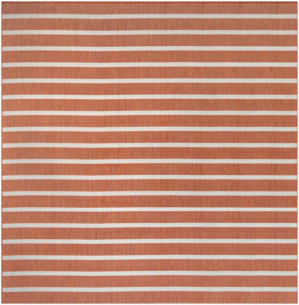 Positano POS03 Terracotta Ivory Rug - Square