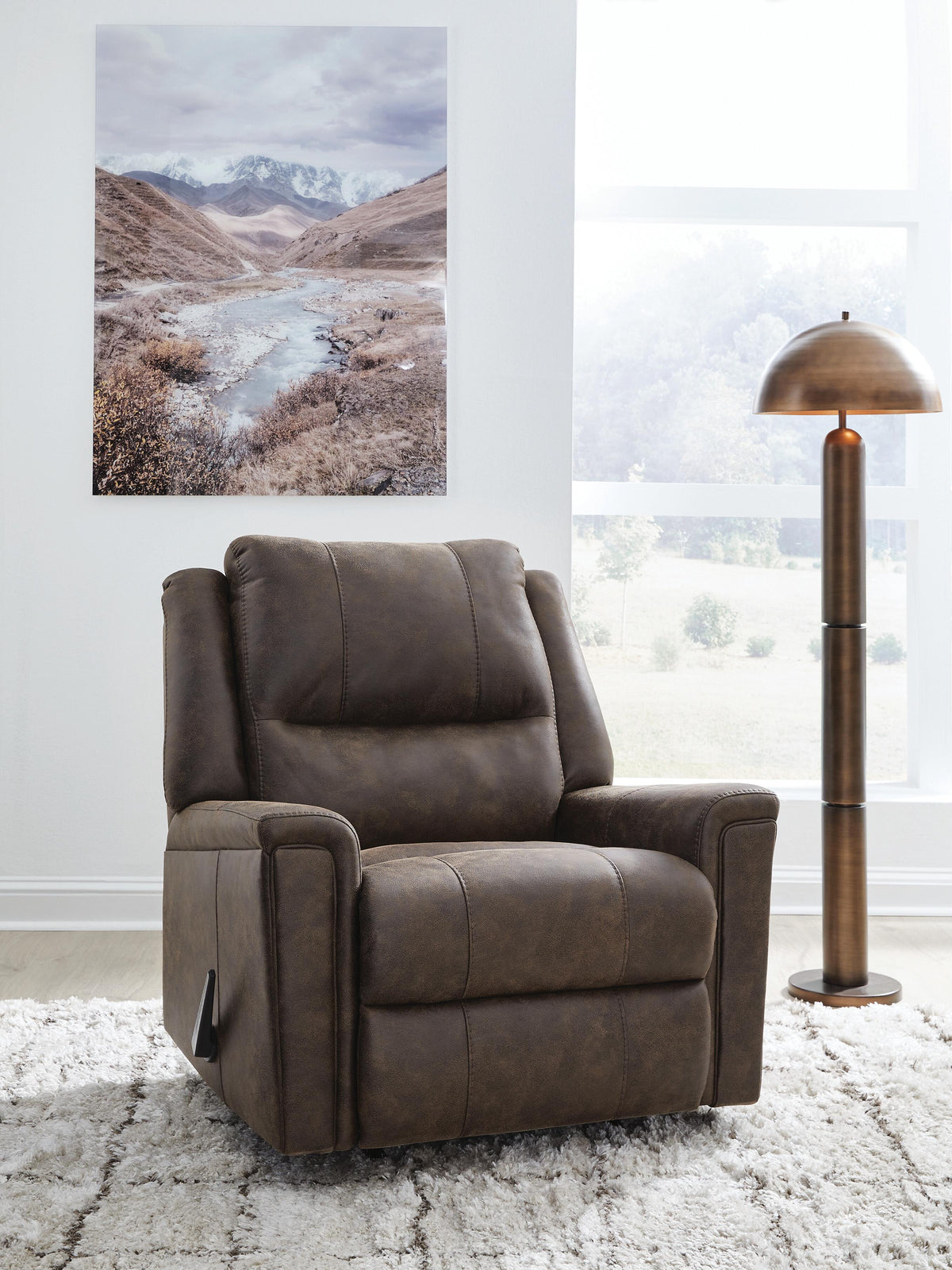 Lixtowel Rocker Recliner Faux Leather