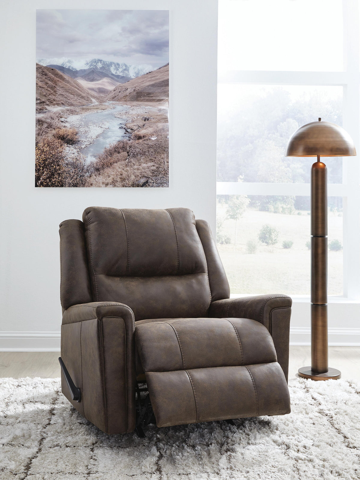 Lixtowel Rocker Recliner Faux Leather