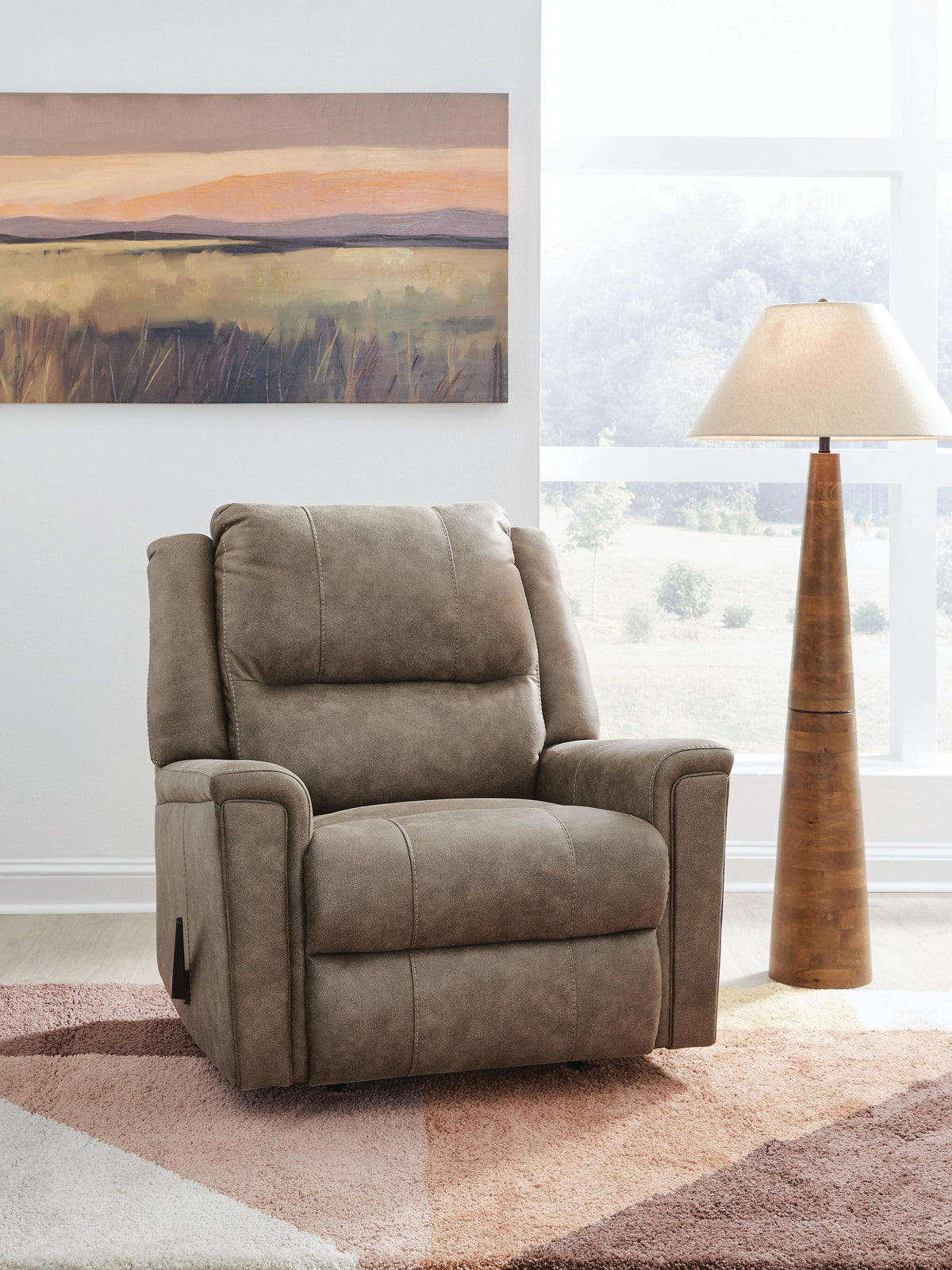 Lixtowel Rocker Recliner Faux Leather