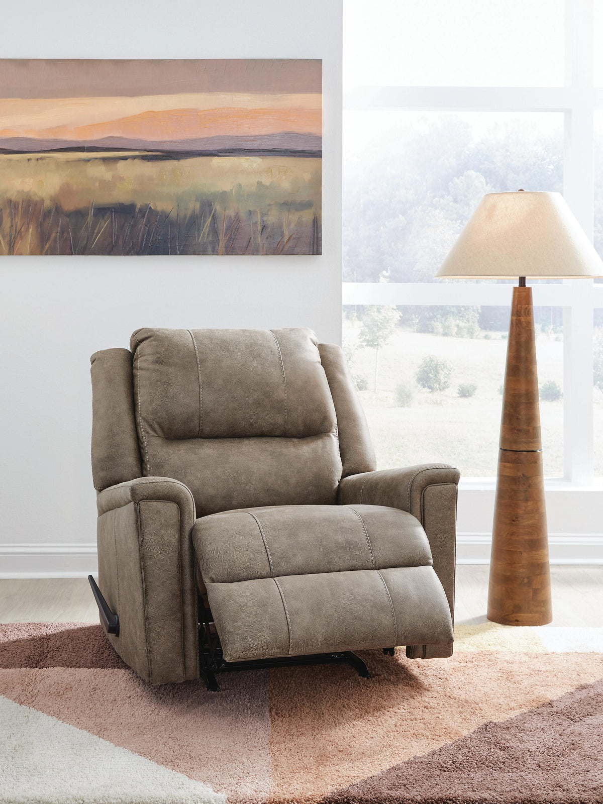 Lixtowel Rocker Recliner Faux Leather