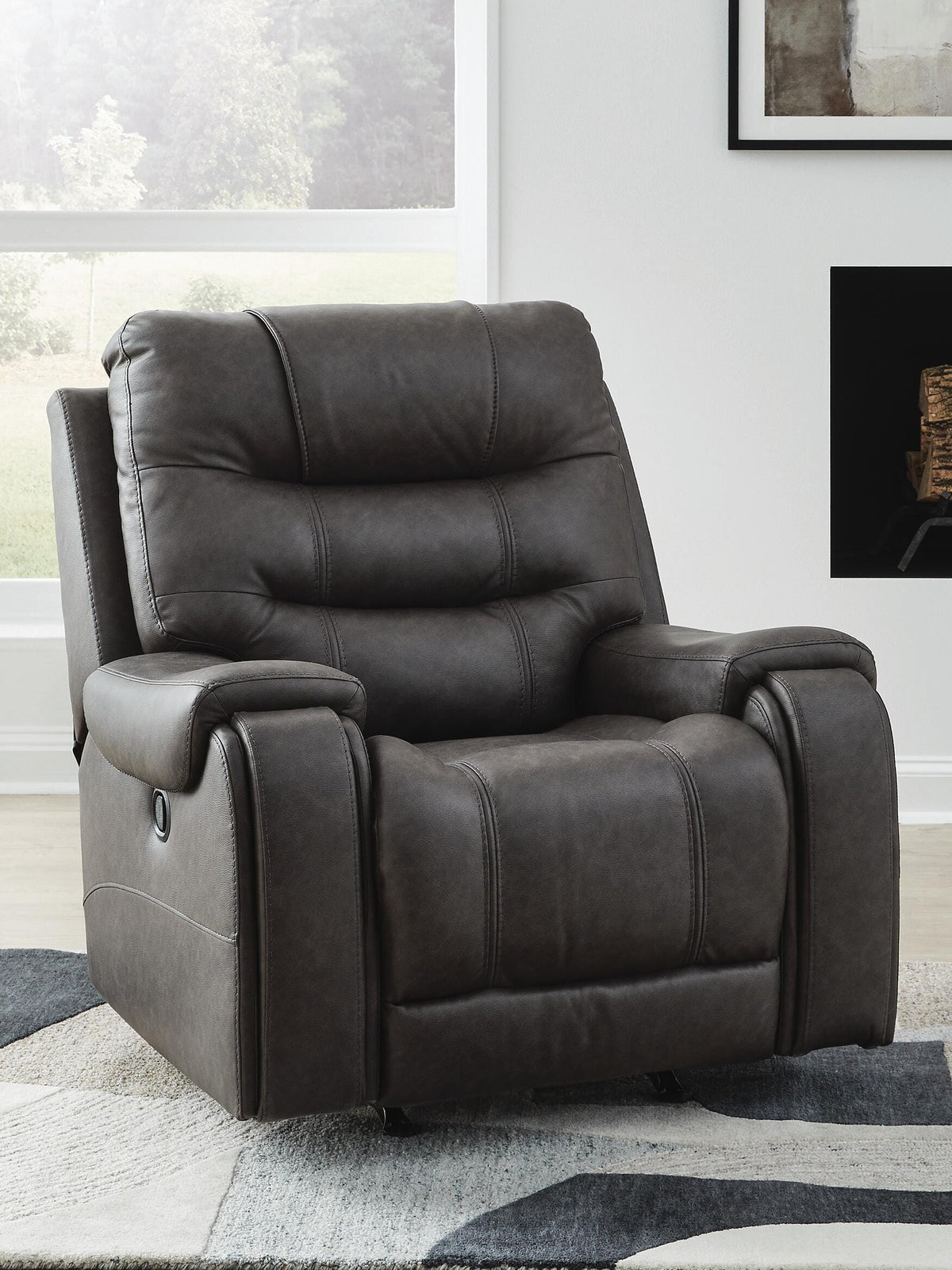 Femley Rocker Recliner Faux Leather