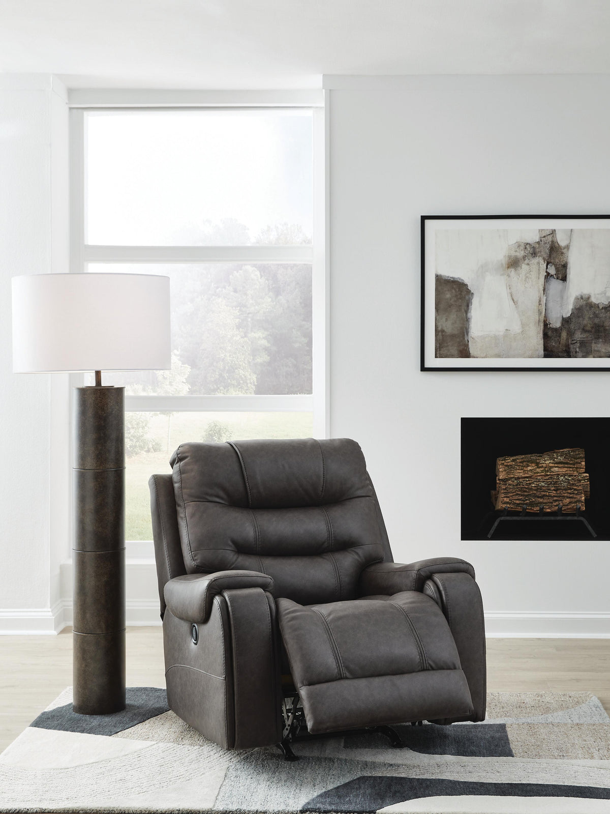 Femley Rocker Recliner Faux Leather
