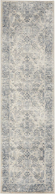 Malta MAI12 Ivory Blue Rug - Runner