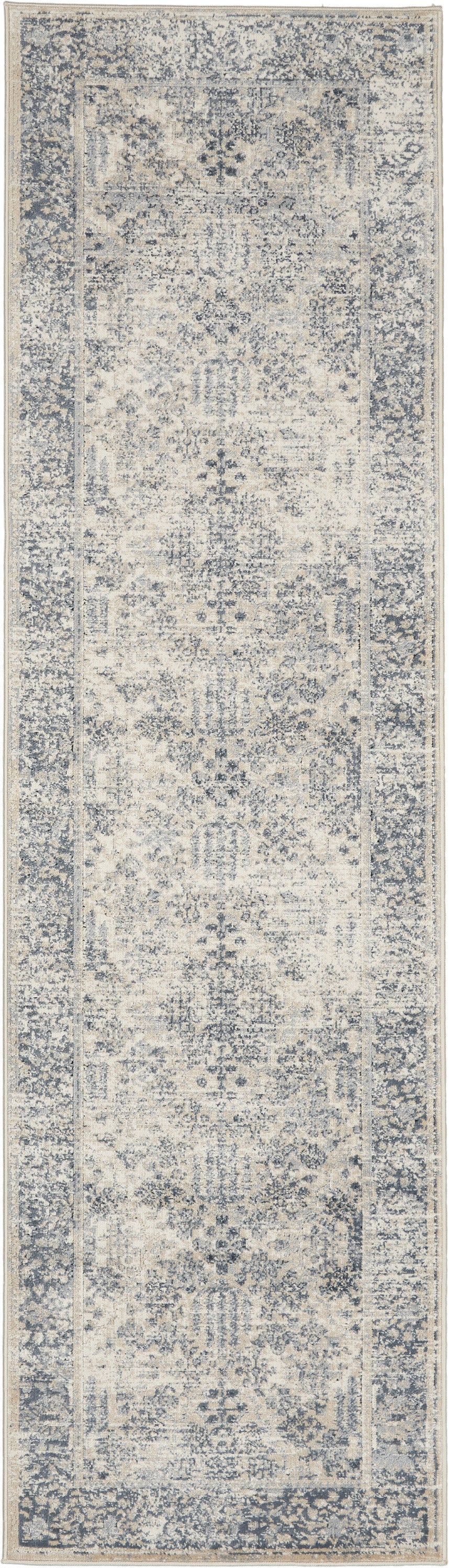 Malta MAI12 Ivory Blue Rug - Runner