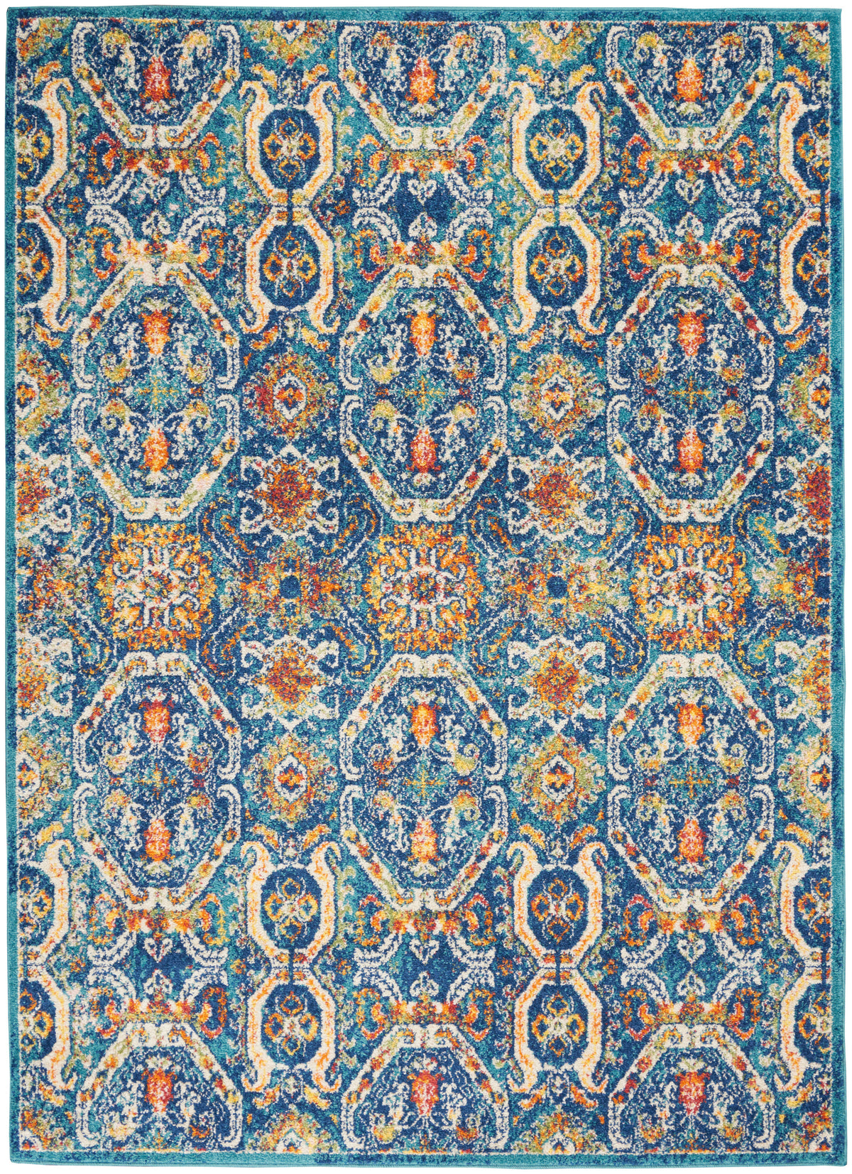 Allur ALR05 Blue Multicolor Rug - Rectangle