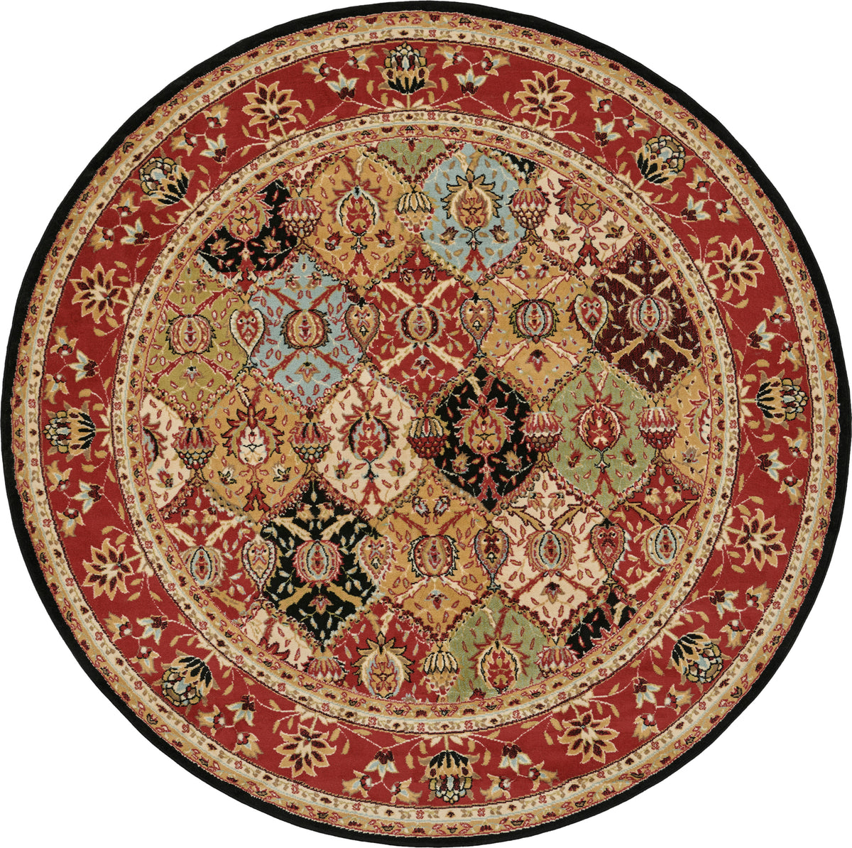 Modesto MDS04 Multicolor Rug - Round