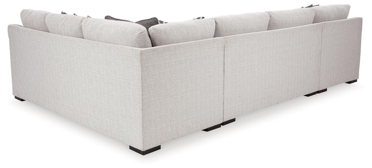 Koralynn 3-Piece Sectional with Chaise Next-Gen Nuvella™ Performance Fabric