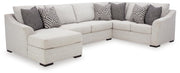 Koralynn 3-Piece Sectional with Chaise Next-Gen Nuvella™ Performance Fabric