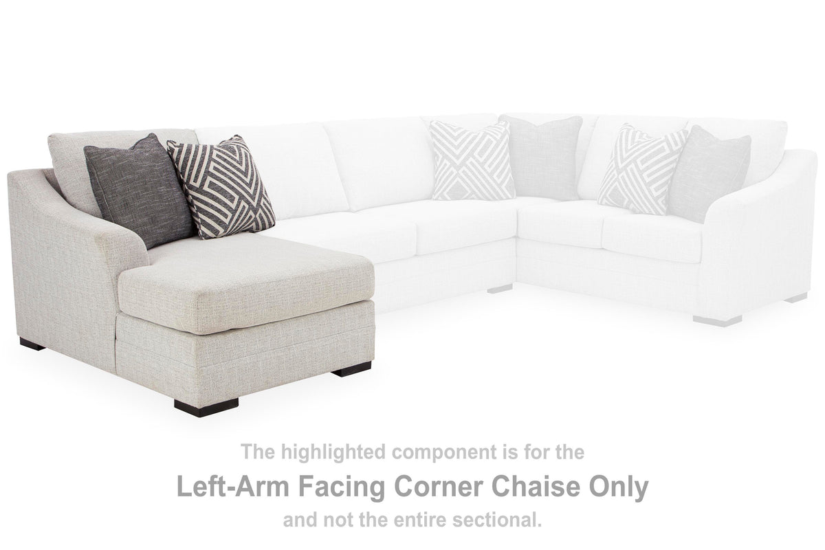Koralynn LAF Corner Chaise Next-Gen Nuvella™ Performance Fabric