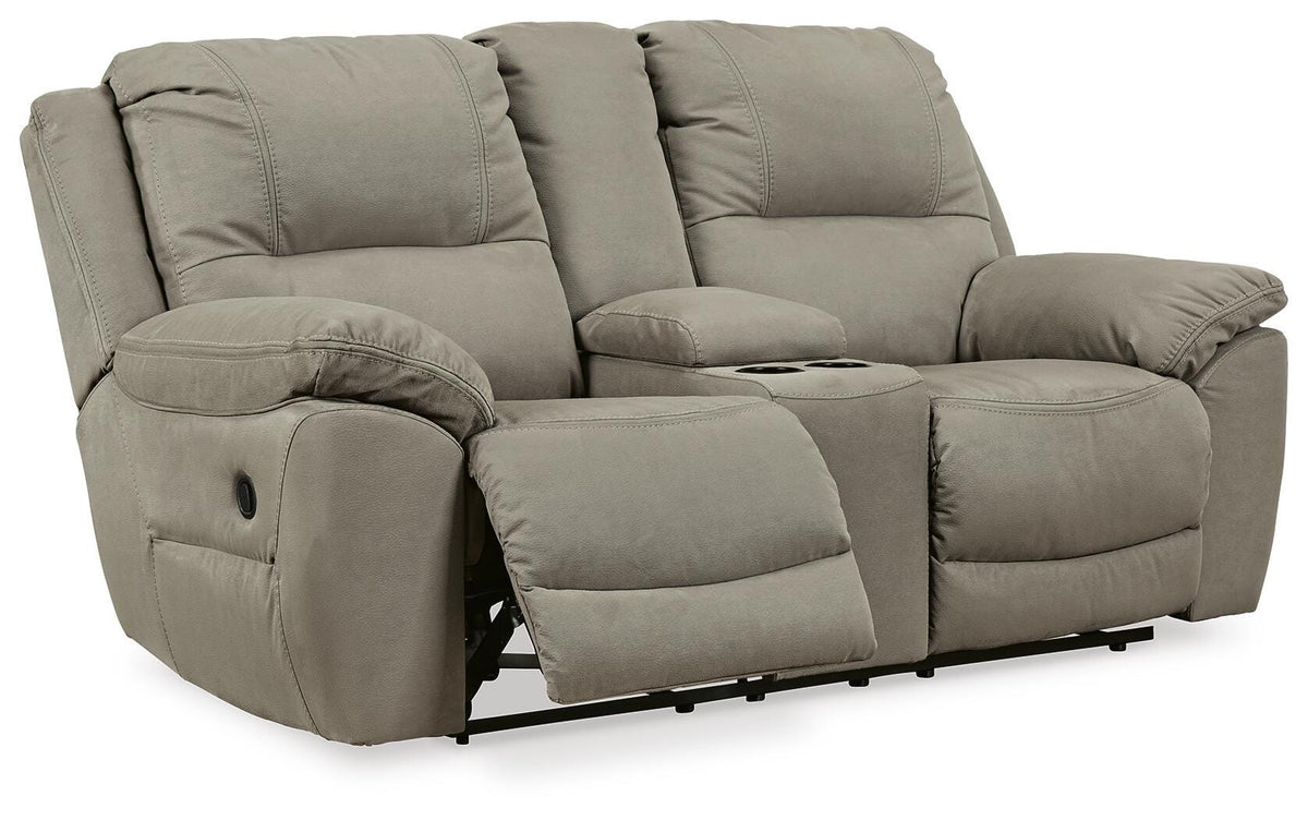 Next-Gen Gaucho DBL Rec Loveseat w/Console Microfiber
