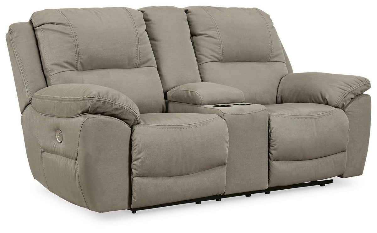 Next-Gen Gaucho DBL REC PWR Loveseat w/Console Microfiber