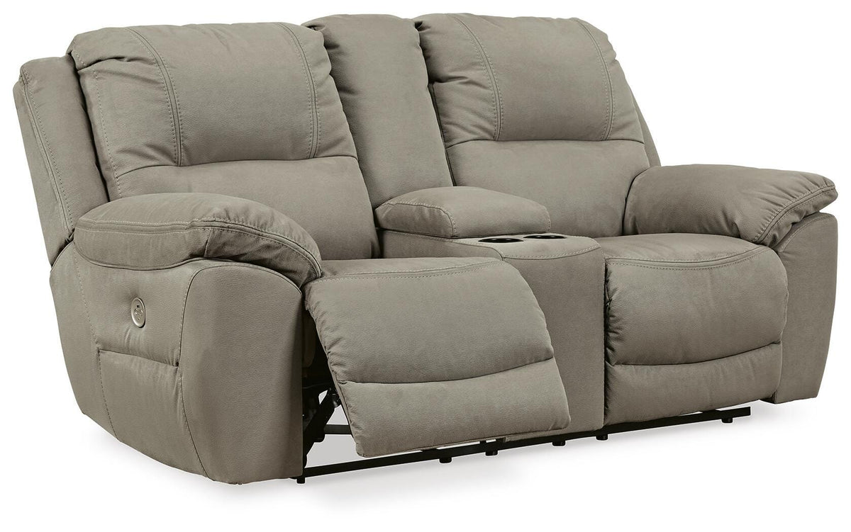 Next-Gen Gaucho DBL REC PWR Loveseat w/Console Microfiber
