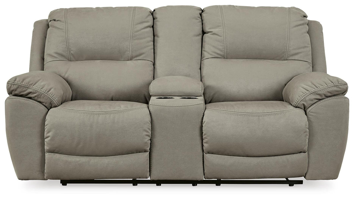 Next-Gen Gaucho DBL Rec Loveseat w/Console Microfiber