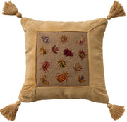 Vintage Pillow V8048 Beige 15" x 15" Throw Pillows