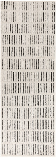 Modern Comfort MNC03 Ivory Black Rug - Runner