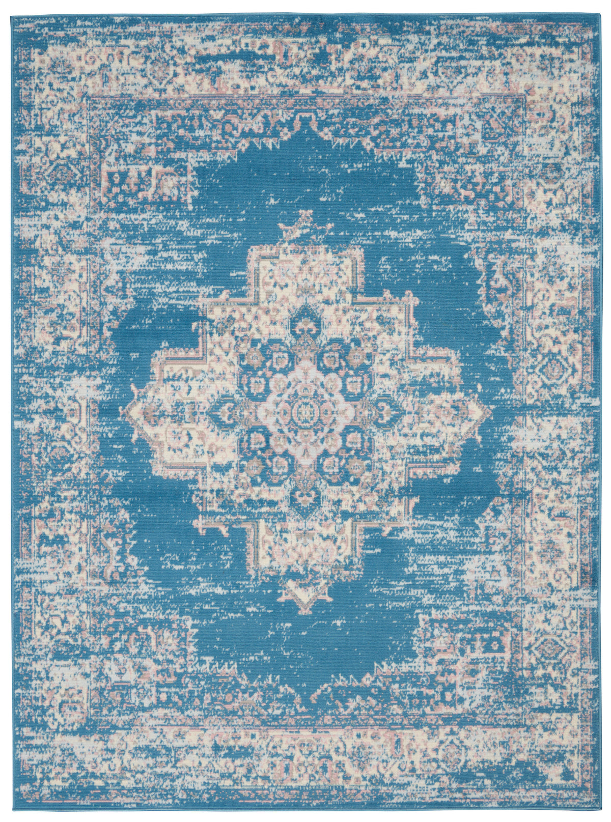 Grafix GRF14 Blue Rug - Rectangle