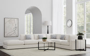 Serene 6-piece Upholstered Modular Sectional Sofa - Beige